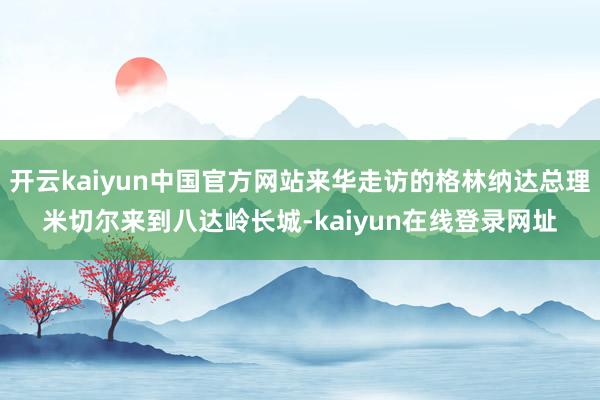 开云kaiyun中国官方网站来华走访的格林纳达总理米切尔来到八达岭长城-kaiyun在线登录网址
